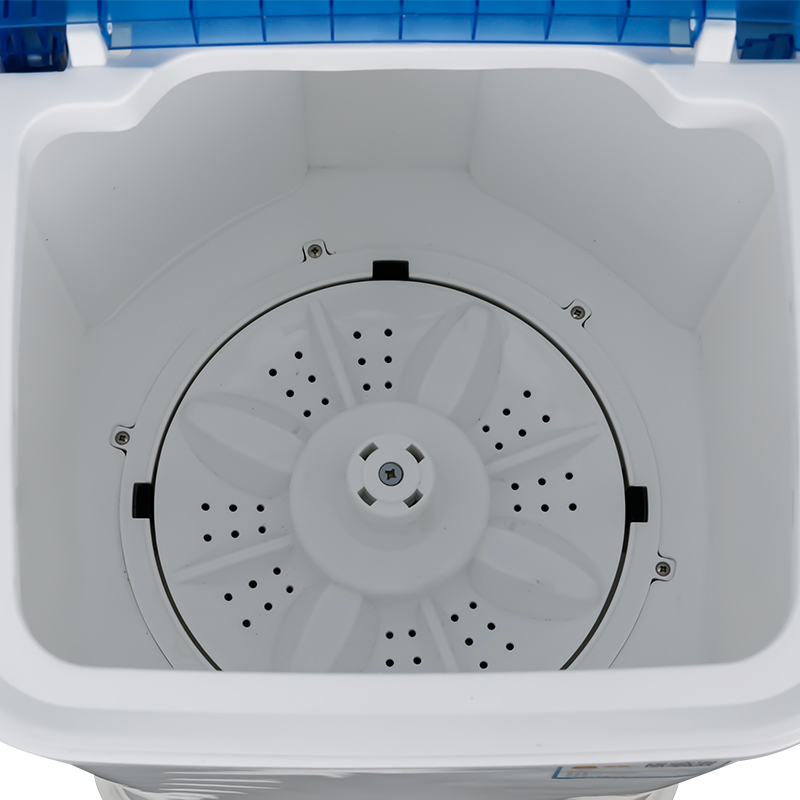 Överraskande kompakt tvättmaskin, bekväm och bärbar med avtagbara skor, borste och centrifugeringsbalja, riktig centrifugeringsfunktion, hög centrifugeringshastighet